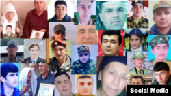 Акси баъзе аз қурбониёни даргириҳои 14-17-уми сентябр дар сарҳади Тоҷикистону Қирғизистон