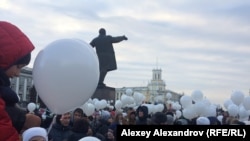 Митинг 27.03.2018 после пожара в ТЦ "Зимняя вишня", Кемерово