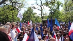 warsaw poland demonstration in support of constitution warsaw poland demonstration in support of constitution