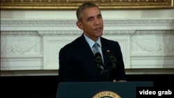 Президент США Барак Обама выступает на пресс-конференции в Белом доме в пятницу, 2 октября