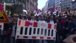 Serbian Antigovernment Protests Enter 18th Week Serbian Antigovernment Protests Enter 18th Week