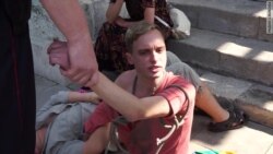 Волоком на молитву: акция на Красной площади Волоком на молитву: акция на Красной площади