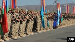 Цырымонія адкрыцьця вучэньняў КСАР на армянска-турэцкай мяжы, 15.09.2012