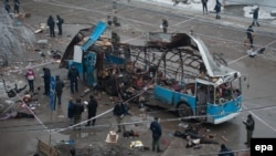 Волгоградалда кьвагьизабураб тролейбус, 30Дек2013