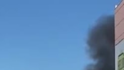 Пожар на АЗС в Новосибирске. Видео: Мария Тараканова Пожар на АЗС в Новосибирске. Видео: Мария Тараканова