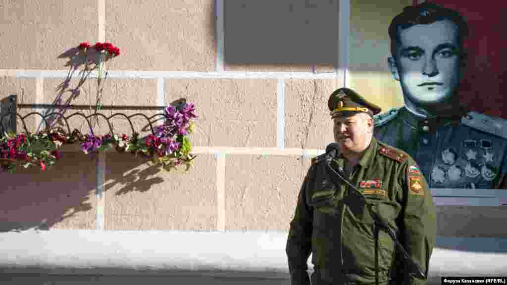 Представитель «Русской общины» Крыма читал стихотворение в честь Амет-Хана