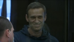 Navalny Appears In Moscow Court For Hearing On Jailing Navalny Appears In Moscow Court For Hearing On Jailing