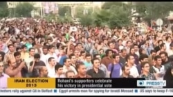 Rohani Supporters Celebrate Iran Election Victory Rohani Supporters Celebrate Iran Election Victory