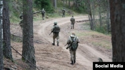 Тренировочный лагерь российских неонацистов "Русич". Архивное фото