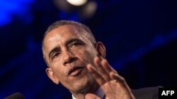 На снимке: президент США Барак Обама