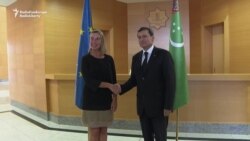 EU's Top Diplomat Visits Turkmenistan EU's Top Diplomat Visits Turkmenistan