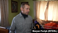 Володимир Маліцький, на фото також видно його хворого батька