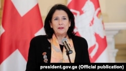 საქართველოს პრეზიდენტი სალომე ზურაბიშვილი