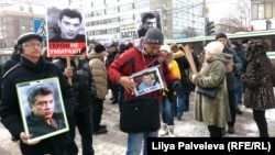 Марш памяти Бориса Немцова в Новосибирске, 26 февраля 2017