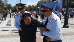 Arrests In Almaty Amid Kazakh Crackdown Arrests In Almaty Amid Kazakh Crackdown