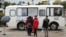 Мобильный пункт вакцинации от гриппа в Омске