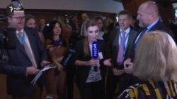 Гимн Украины заглушил российскую журналистку в ПАСЕ (видео) Гимн Украины заглушил российскую журналистку в ПАСЕ (видео)