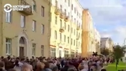 Беларусь: мирные протесты и силовые задержания (видео) Беларусь: мирные протесты и силовые задержания (видео)