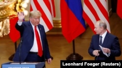 Встреча Дональда Трампа и Владимира Путина в Финляндии в 2018 году