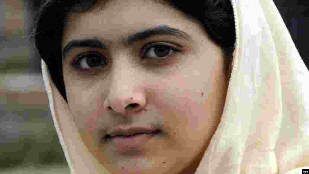 A photo of Malala Yousafzai taken in Islamabad in March 2012