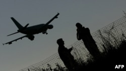 A Canadian military plane involved in the international operation to protect civilians in Libya