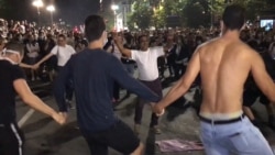 Dancing In The Streets Of Belgrade Following Two Nights Of Violent Protests Dancing In The Streets Of Belgrade Following Two Nights Of Violent Protests
