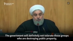Iranian President Warns Protesters Against Using Violence Iranian President Warns Protesters Against Using Violence