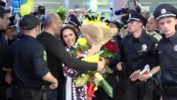 Jamala Returns To Hero's Welcome In Ukraine Jamala Returns To Hero's Welcome In Ukraine
