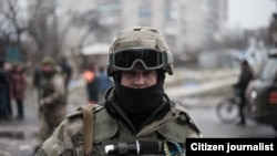 Украинский военнослужащий