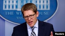U.S. White House spokesman Jay Carney