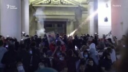 Беспорядки в столице Сербии Беспорядки в столице Сербии