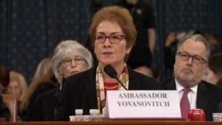 Former U.S. Ambassador To Ukraine Says She Was 'Kneecapped' By Smears Former U.S. Ambassador To Ukraine Says She Was 'Kneecapped' By Smears