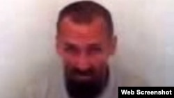 A screengrab of purported Russian hostage Sergei Gorbunov, who was said to have been shot by his Islamic State captors in April 2014.