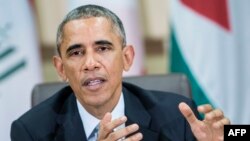 На снимке: президент США Барак Обама