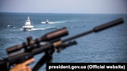 Тактичні навчання в акваторії Одеського порту в рамках «Сі Бриз-2018», 16 липня 2018 року