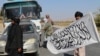 A Taliban check post along a highway in the southeastern Afghan province of Ghazni.