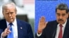 نیکلاس مادورو و دونالد ترامپ، رؤسای جمهور ونزوئلا و آمریکا