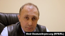 Директор департамента крымскотатарских и национальных программ телеканала «Первый крымский» (ТРК «Крым») Сейран Мамбетов.