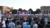 The demonstration in the capital’s central Republic Square came a day after a similar rally by supporters of caretaker Prime Minister Nikol Pashinian.