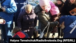 Переселенцы из Донбасса во Львове