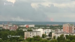 Россия: взрывы боеприпасов на военном складе в Красноярском крае (видео) Россия: взрывы боеприпасов на военном складе в Красноярском крае (видео)
