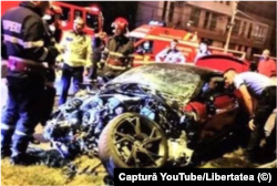 Un martor al accidentului a povestit în instanţă scene oribile de la locul coliziunii frontale.