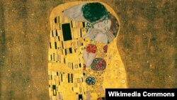 "Поцелуй" (1907–1908) Густава Климта