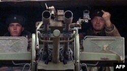 Российские военные в Чечне. Декабрь 1999 года