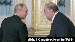 Владимир Путин и Алишер Усманов, архивное фото