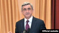 Armenian President Serzh Sarkisian