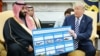 Trump, Saudi Prince Assail Iran Over Support For Yemeni Rebels