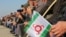 Участники митинга против соглашения об установлении границ. Магас, октябрь 2018 года