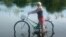 Russia--Khabarovsk.Olga Voronina with bike2