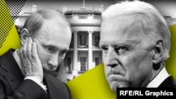 Президент США Джо Байден відповів ствердно на запитання чи вважає він президента Росії Володимира Путіна вбивцею (колаж)